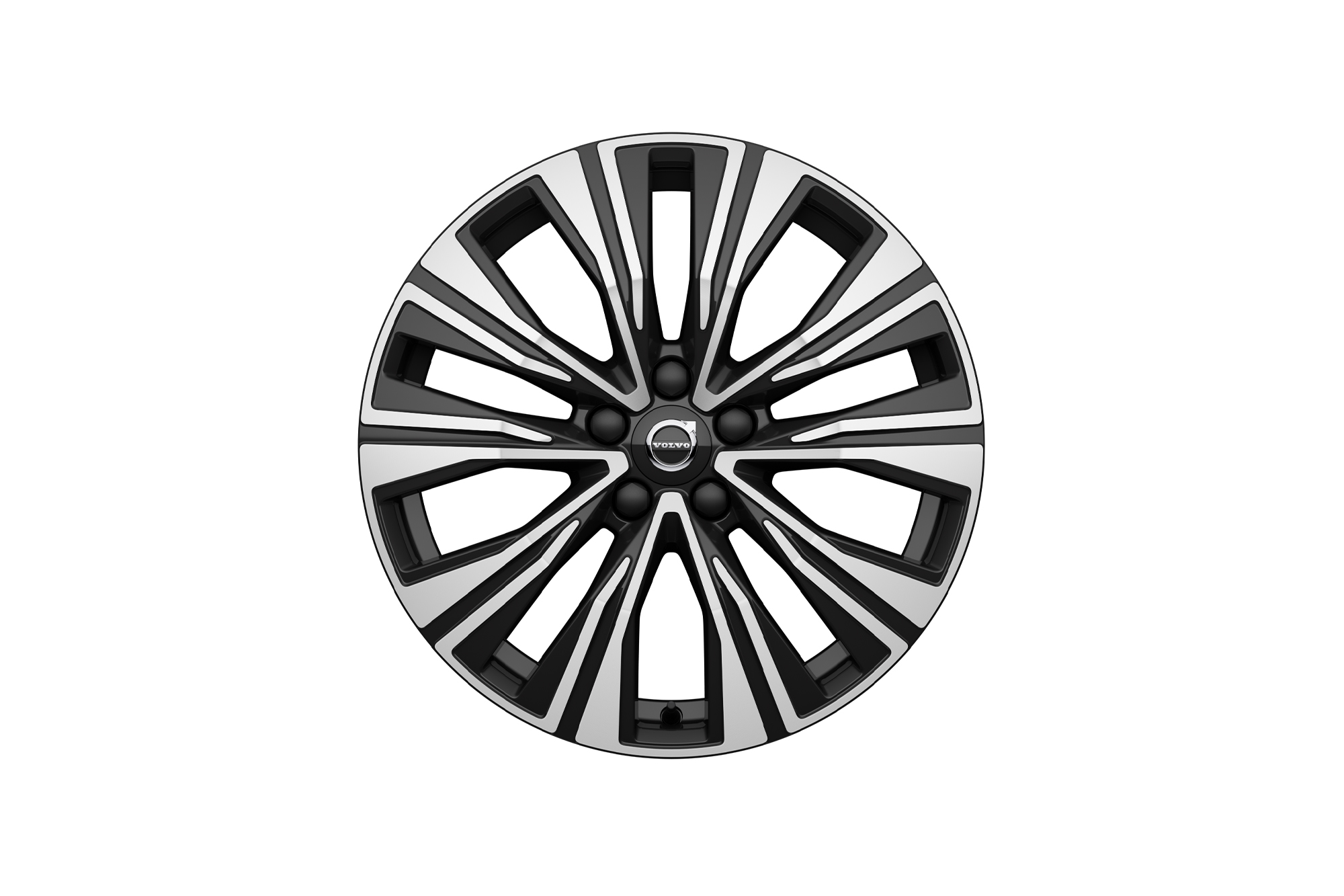 Rines 18” 5-Multi Spoke Black Diamond Cut