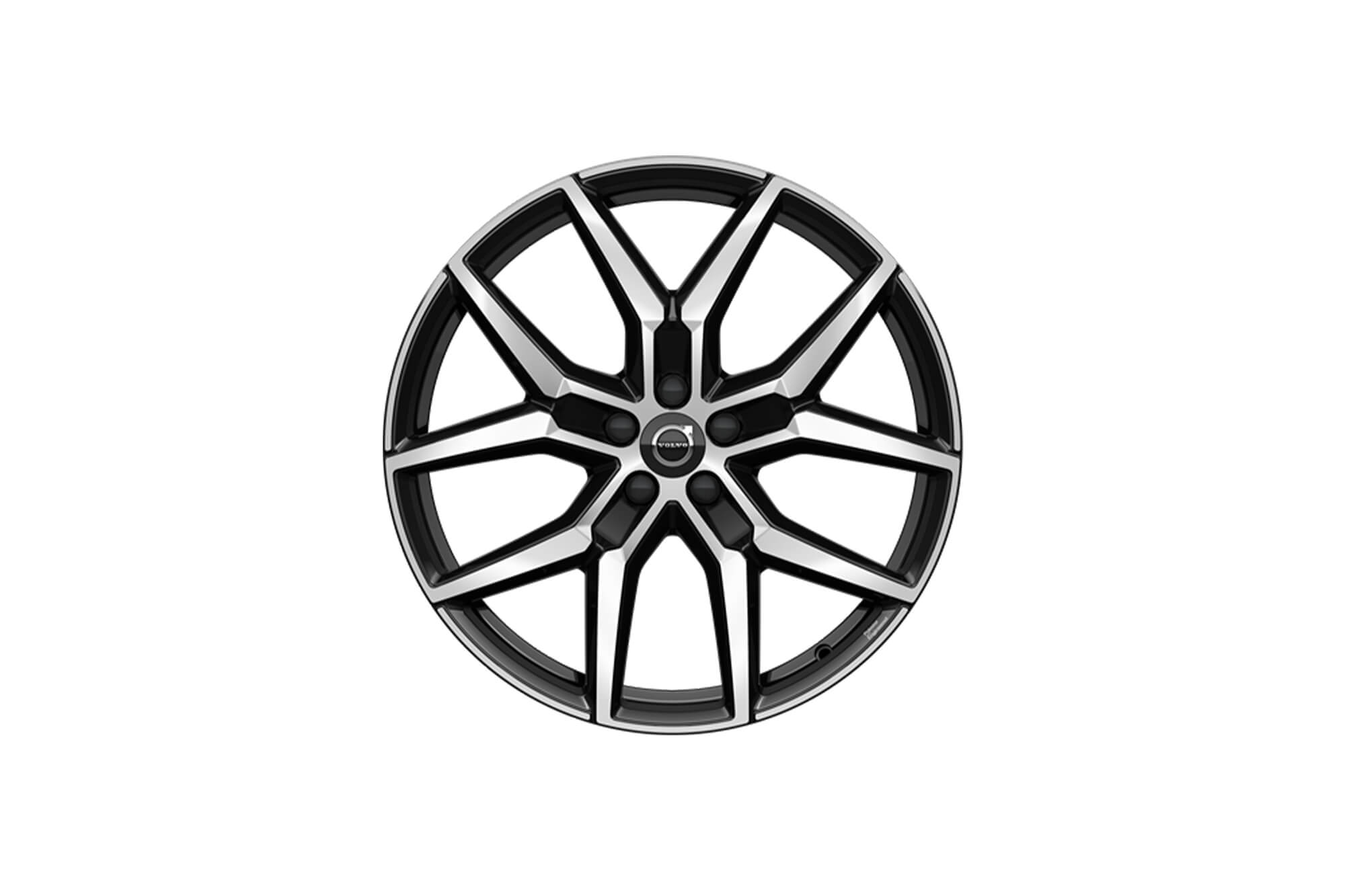 Rines 22” 5-Y Spoke Black Polished Forged Alloy