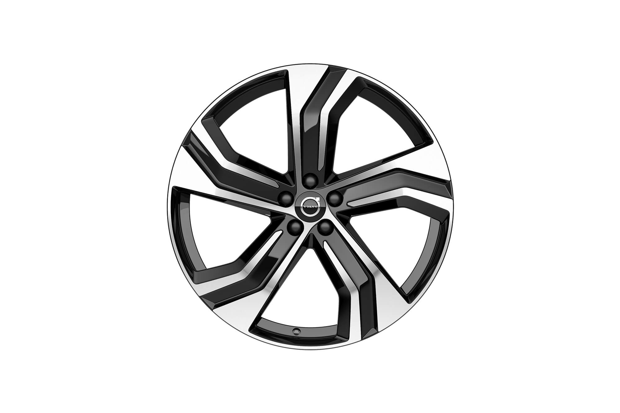 Rines 22” 5-Double Spoke Black Diamond Alloy